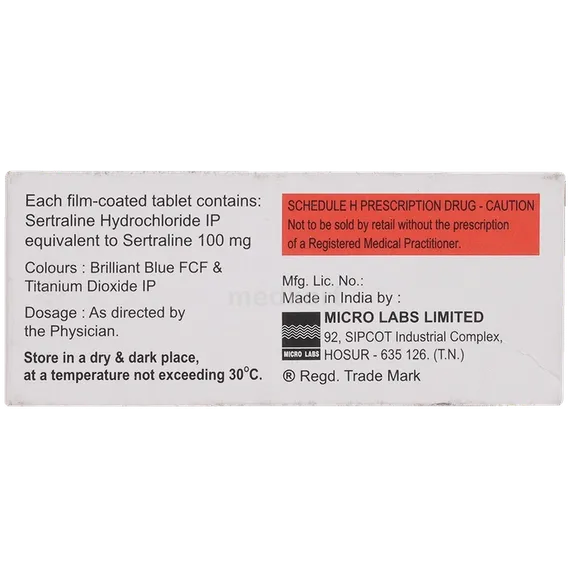 zotral 100mg tablet 10's